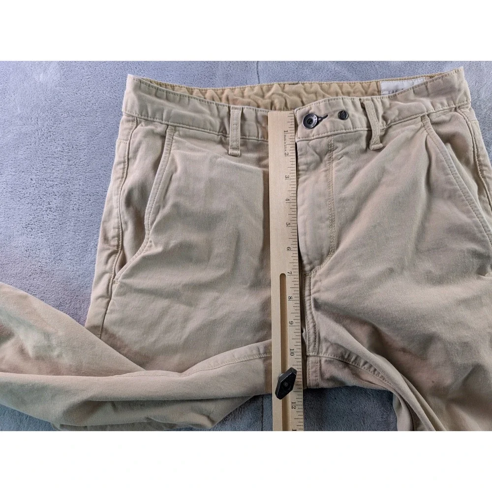 Rag & Bone Fit 2 Beige Chino Pants Mens 30 Slim Cotton Blend M1723O060BEI